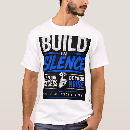 BOUW IN STILTE T-SHIRT (Voorkant)