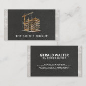 Bouw in uitvoering | steiger visitekaartje (Voorkant / Achterkant)