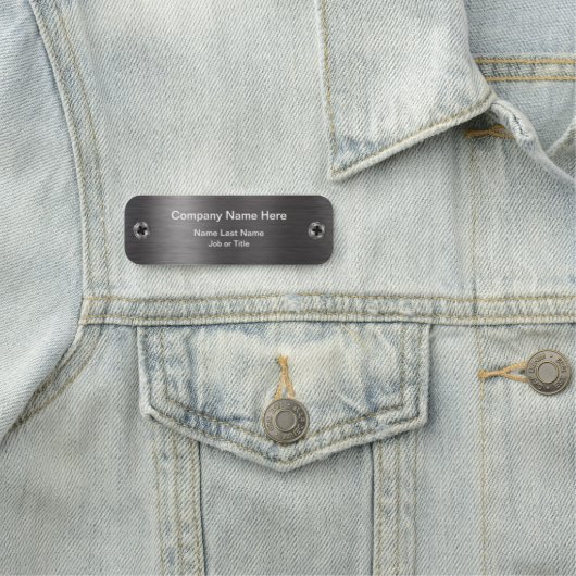 Bouw industriële look naamplaatje (In situ)