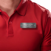 Bouw industriële look naamplaatje