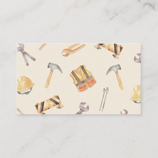 Bouw Informatiekaartje (Achterkant)