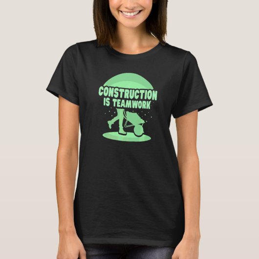Bouw is de werker van de werkplaats t-shirt (Voorkant)