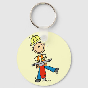 Bouw Jack Hamer T-shirts en Cadeaus Sleutelhanger
