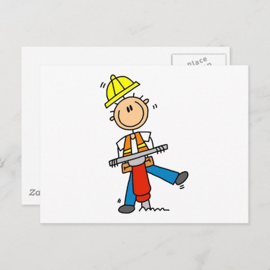 Bouw Jack Hammer T-shirts en Gifts Briefkaart (Voorkant / Achterkant)
