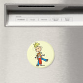 Bouw Jack Hammer T-shirts en Gifts Magneet (Insitu (Vaatwasser))