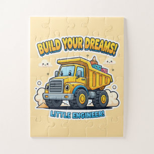 Bouw je dromen! Kleine ingenieur - Opgewekt Legpuzzel