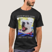 Bouw je eigen foto en tekst t-shirt (Voorkant)