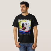 Bouw je eigen foto en tekst t-shirt (Voorkant volledig)