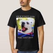 Bouw je eigen foto en tekst t-shirt (Voorkant)