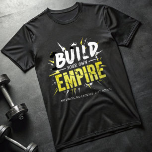 Bouw Je Eigen Imperium T-Shirt – Motiverend Alpha
