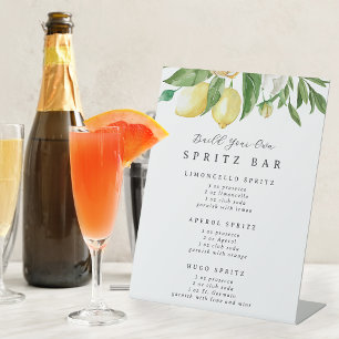 Bouw Je Eigen Spritz Bar Drinkstation Bord Reclamebord Met Voetstuk
