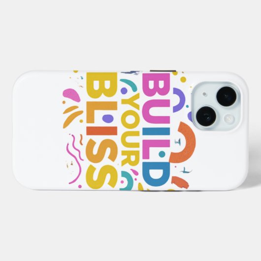 Bouw je geluk Case-Mate iPhone case (Achterkant (horizontaal))