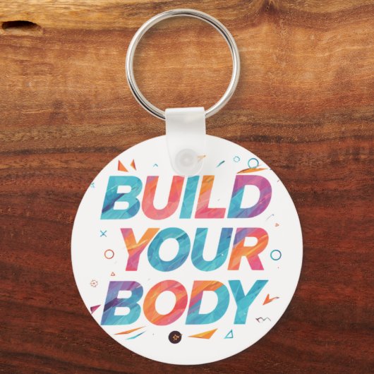 "Bouw je lichaam": Sleutelhanger (Voorkant)