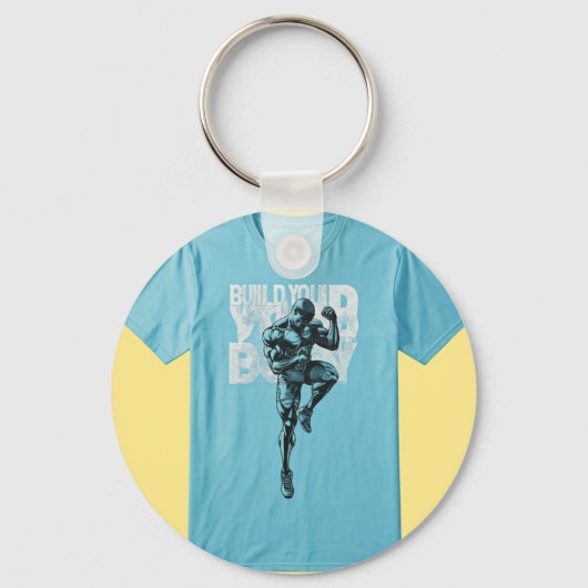 "Bouw je lichaam": Sleutelhanger (Achterkant)