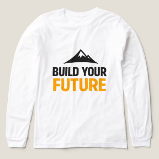 Bouw Je Toekomst Minimalistische Motiverende Dames Tri-Blend Shirt