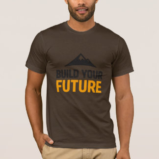 Bouw je toekomst Motiverend heren T-shirt