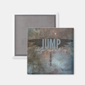 Bouw je vleugels op de weg naar beneden magneet (Voorkant / Achterkant)