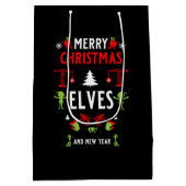 Bouw Kerst lelijk Medium Cadeauzakje (Achterkant)