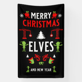 Bouw Kerst lelijk Spandoek