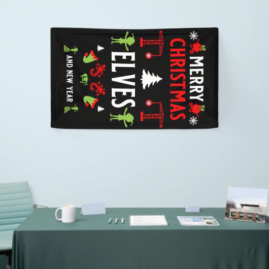 Bouw Kerst lelijk Spandoek (Beurs)