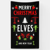 Bouw Kerst lelijk Spandoek (Verticaal)