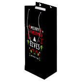 Bouw Kerst lelijk Wijn Cadeautas (Achterkant Gekanteld)