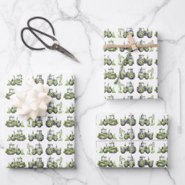 Bouw Kinder 1e verjaardag Inpakpapier Vel