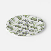 Bouw Kinder 1e verjaardag Papieren Bordje (Gekanteld)