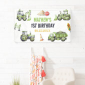 Bouw Kinder 1e verjaardag Spandoek (Insitu)