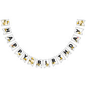 Bouw Kinder Happy Birthday Party Vlaggetjes (Alle)