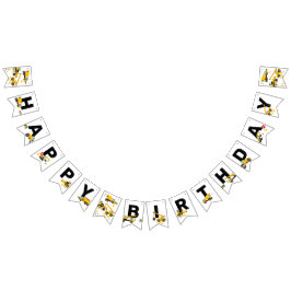 Bouw Kinder Happy Birthday Party Vlaggetjes