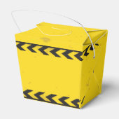 Bouw Kinder Yellow Birthday Party Bedankdoosjes (Achterkant)