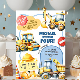 Bouw Kinderen Verjaardag Kaart