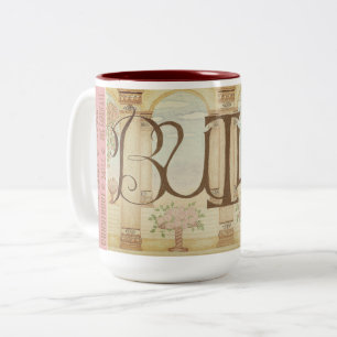 BOUW Koffiemok (Roze) Tweekleurige Koffiemok