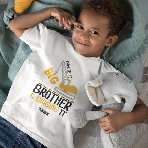 Bouw kraan Big Brother die het graven Kinder Shirts
