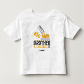 Bouw kraan Big Brother die het graven Kinder Shirts (Voorkant)