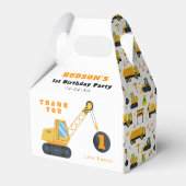 Bouw Kraan Voorkeur Boxen – Wrecking Ball Bedankdoosjes (Achterkant)