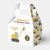 Bouw Kraan Voorkeur Boxen – Wrecking Ball Bedankdoosjes (Voorkant Zijde)