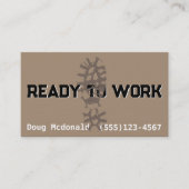 Bouw Landscaping Timmerwerk OP MAAT Visitekaartje (Voorkant)