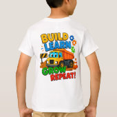 🌱 Bouw Leer Groei Kindercadeau ⭐ T-shirt (Achterkant)