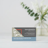 Bouw Lijst bouwcontract woningbouwhammer Visitekaartje (Staand voorkant)