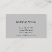 Bouw - Masonry Visitekaartje (Achterkant)