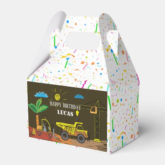 Bouw met handschrift Vierbox Bedankdoosjes (Voorkant Zijde)