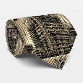 Bouw met kraan stropdas (Opgerold)