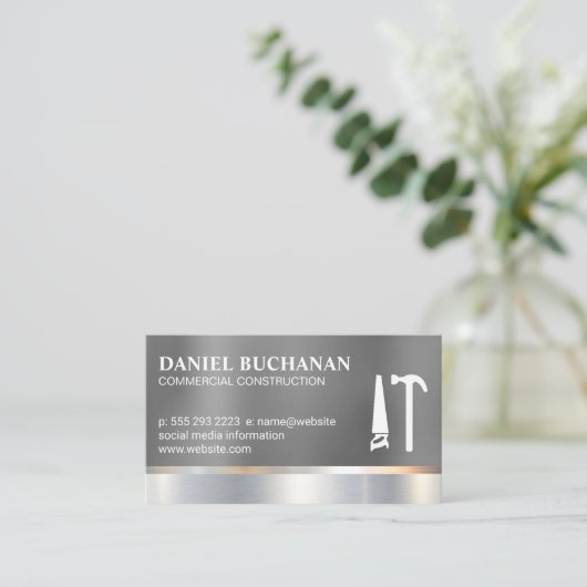 Bouw | Metaal | Gereedschap Zaaghamer Visitekaartje (Staand voorkant)