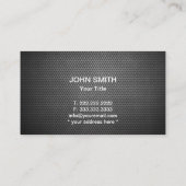 Bouw Metaal Monogram Professioneel Visitekaartje (Achterkant)