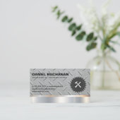 Bouw | Metaal | Saw Hammer | Staal Visitekaartje (Staand voorkant)