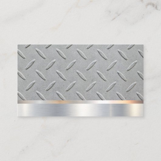 Bouw | Metaal | Saw Hammer | Staal Visitekaartje (Achterkant)