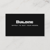 Bouw Metaal Visitekaartje Professional (Achterkant)