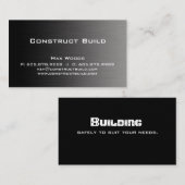 Bouw Metaal Visitekaartje Professional (Voorkant / Achterkant)